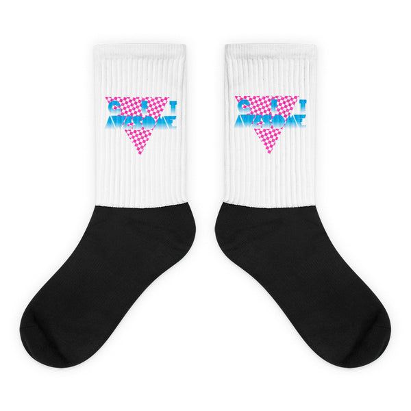 Black foot socks